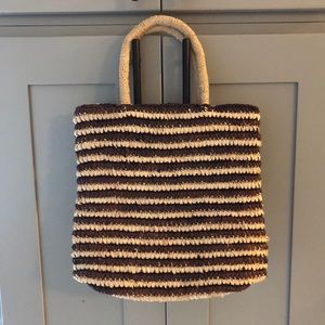 Small Striped Tote Bag